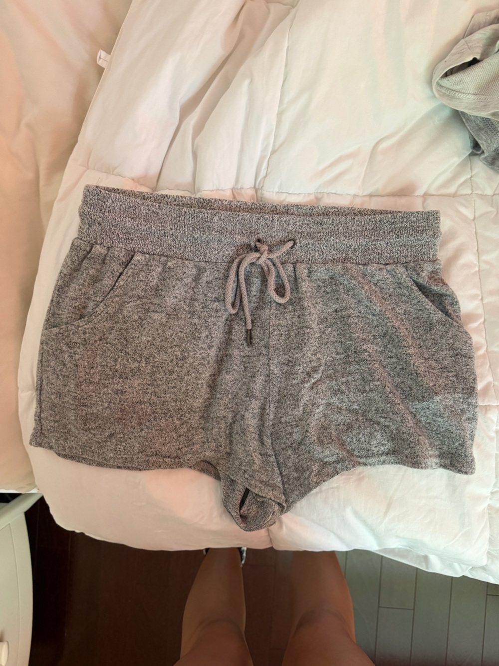 Urban Outfitters Heather Gray Terry Knit Lounge Shorts